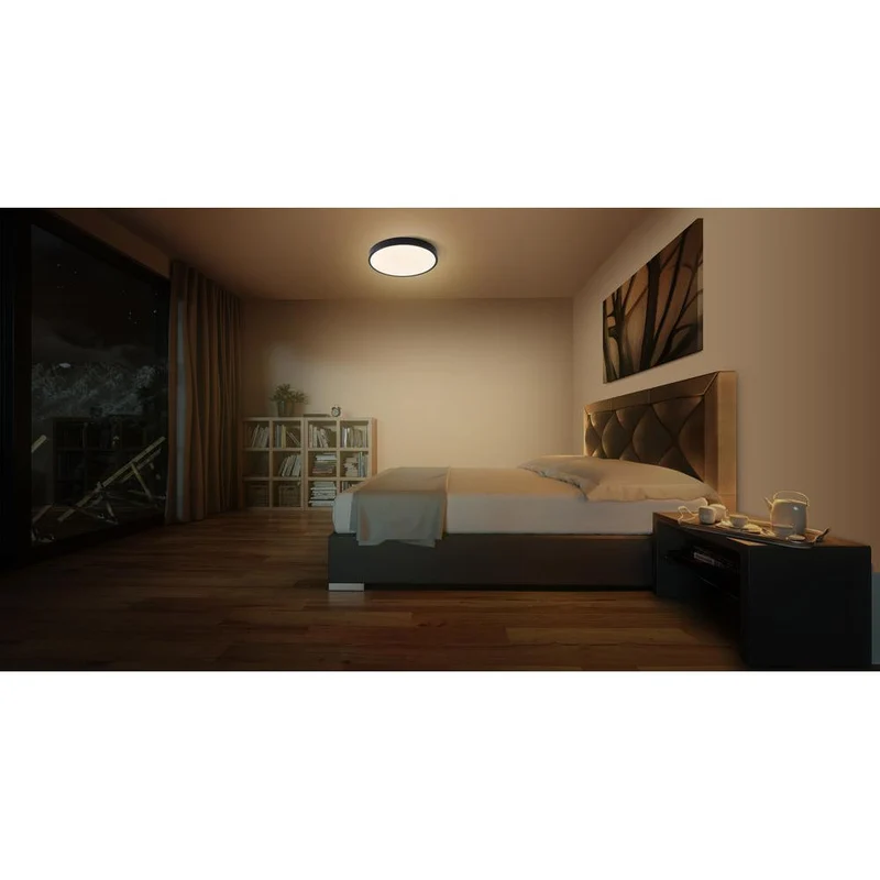 OSRAM ORBIS Slim Moia lampada da soffitto, nero, 36W, 4500lm
