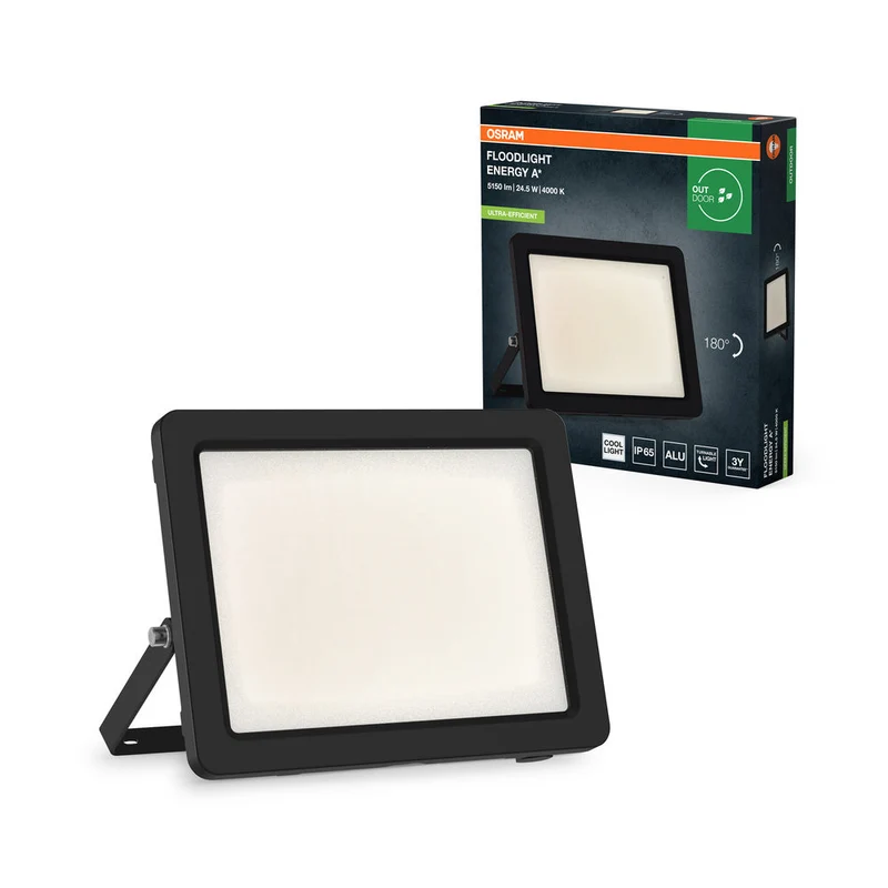 OSRAM FARETTI EFFICIENZA ENERGETICA LED Strahler, 24.5 W, 4000K Grigio scuro