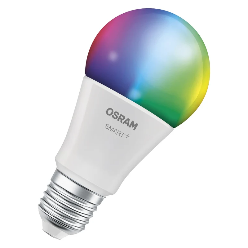 OSRAM Matter SMART+ Lampada LED, effetto ghiacciato, RGB, 9,5W, 1055lm, E27