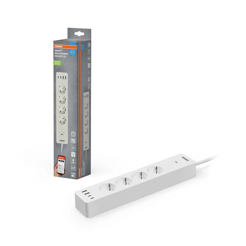 OSRAM Wifi SMART+ multipresa intelligente EU (2. Gen.) bianca