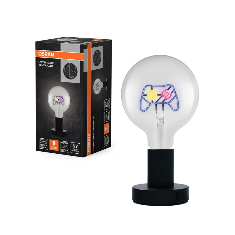 OSRAM 1906 LETTER LAMPADA DA TAVOLO Controller 1.2W E27