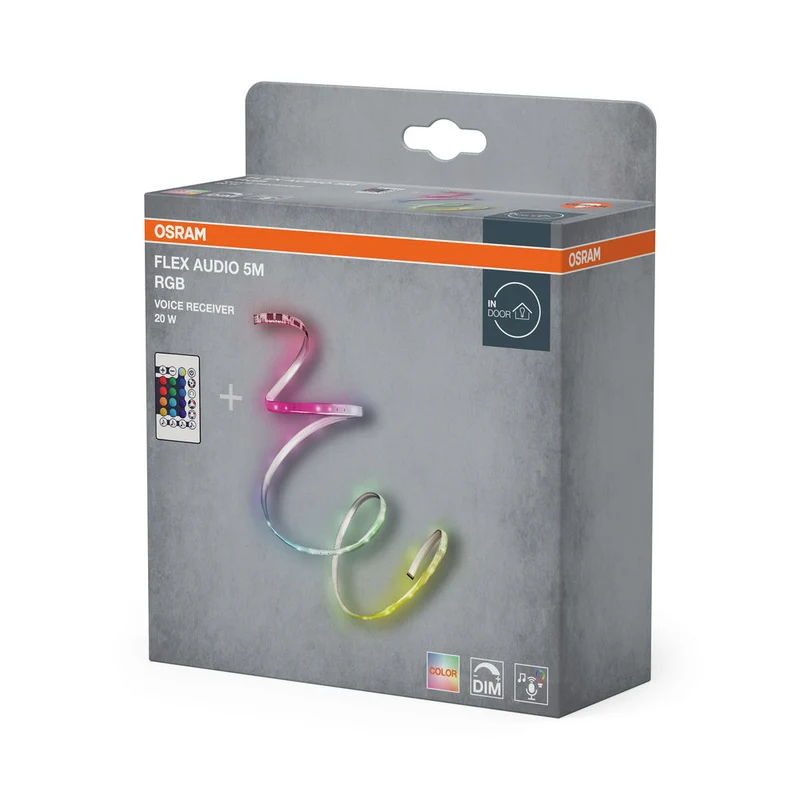 OSRAM FLEX AUDIO 5M striscia LED VR RC, bianco, 21W, 320lm