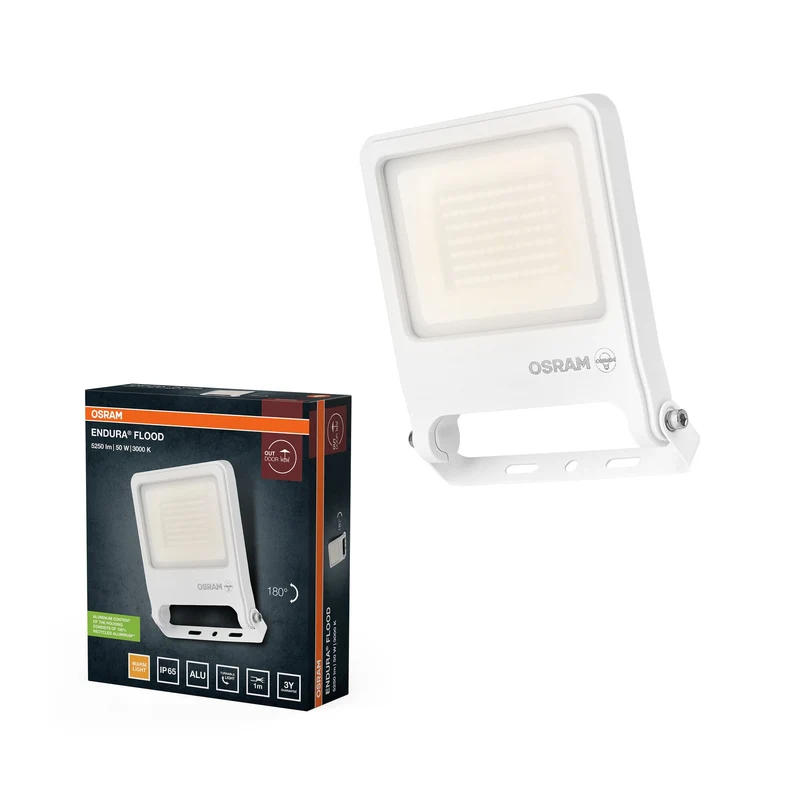 OSRAM ENDURA® FLOOD Bianco Caldo 50 W 3000 K WT