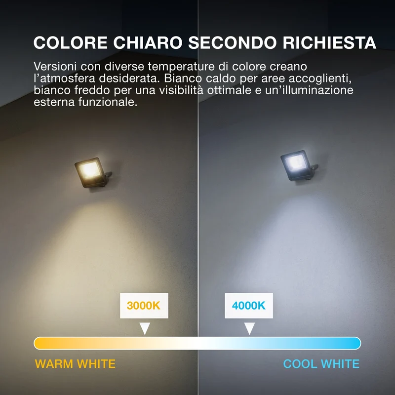 OSRAM ENDURA® FLOOD Bianco Caldo 50 W 3000 K WT
