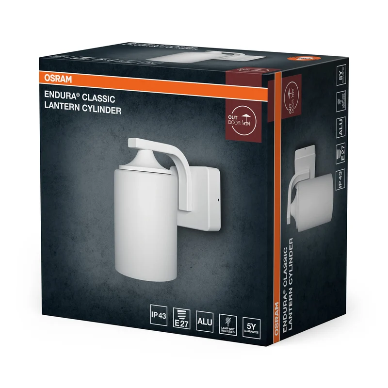 OSRAM ENDURA® CLASSIC LANTERNA CILINDRICA E27 WT