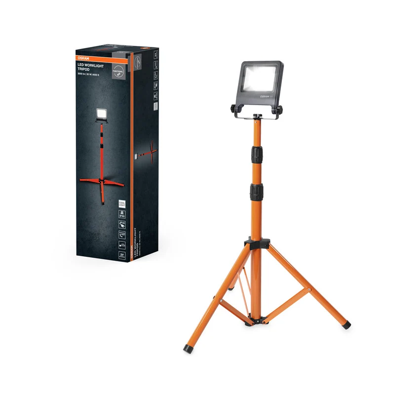 OSRAM LAMPADE DA LAVORO - TRIPODE Faretto 30W, 2700lm, 4000K