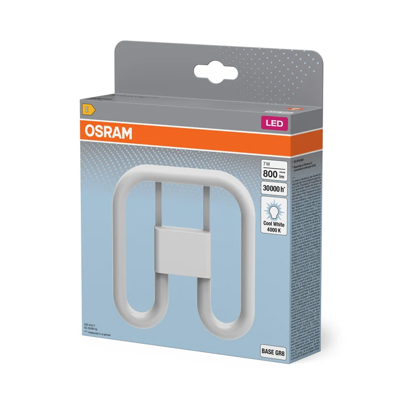 OSRAM DULUX LED SQ EM & ALIMENTAZIONE AC 7W 840 GR8