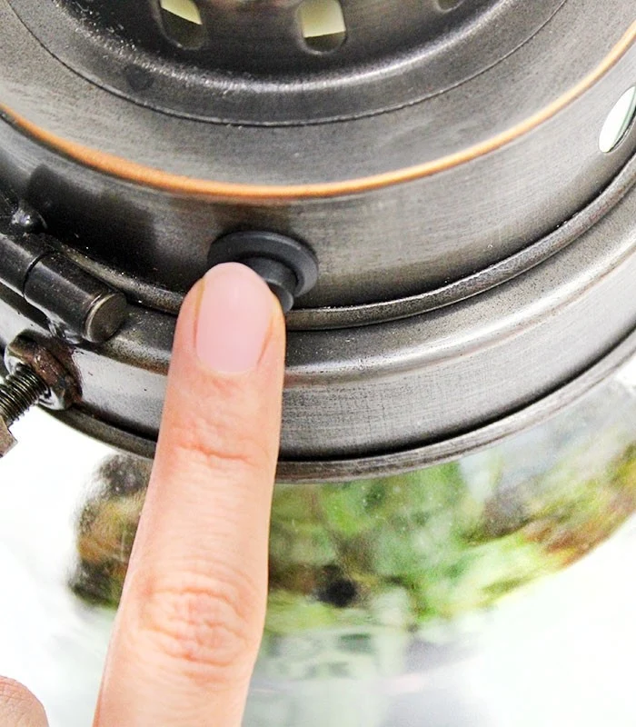 Lanterna terrarium con led