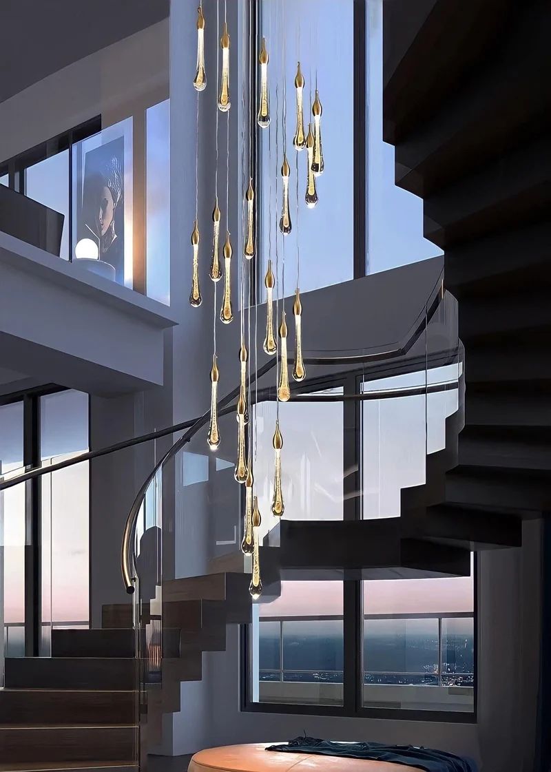 Duplex Kronleuchter Waterdrop
