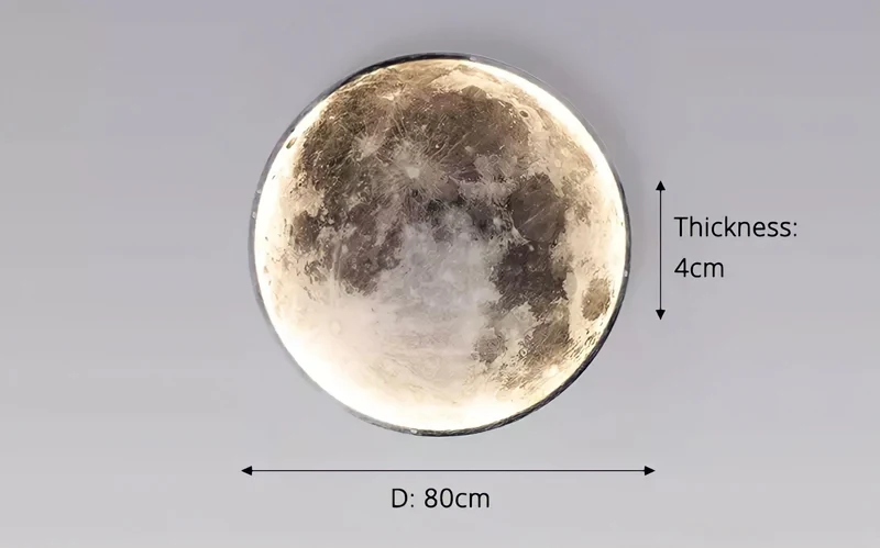 Wandleuchte Circle Moon