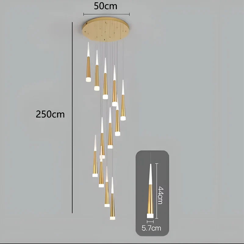 Duplex Kronleuchter Cornet