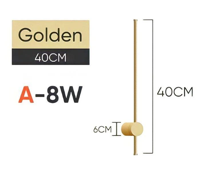 Wandleuchte 360° Rotation