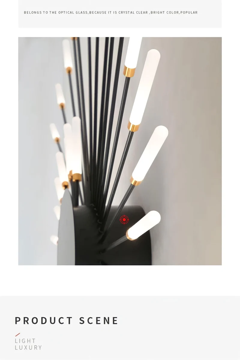 Moderne Deckenlampe im Stacheldesign
