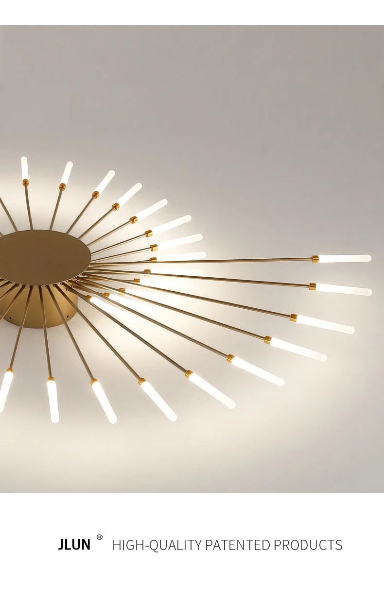 Moderne Deckenlampe im Stacheldesign