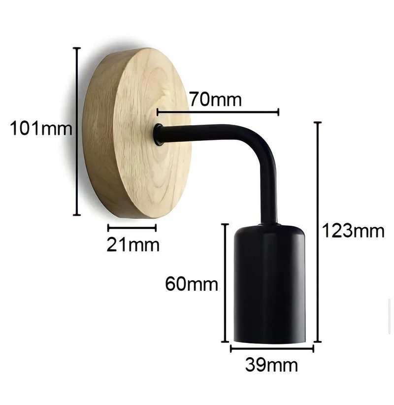 Wand- und Tischleuchte im Vintage Design