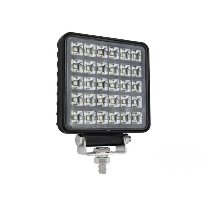 Lampada da lavoro a LED quadrata Premium con staffa in acciaio inossidabile / 30 W