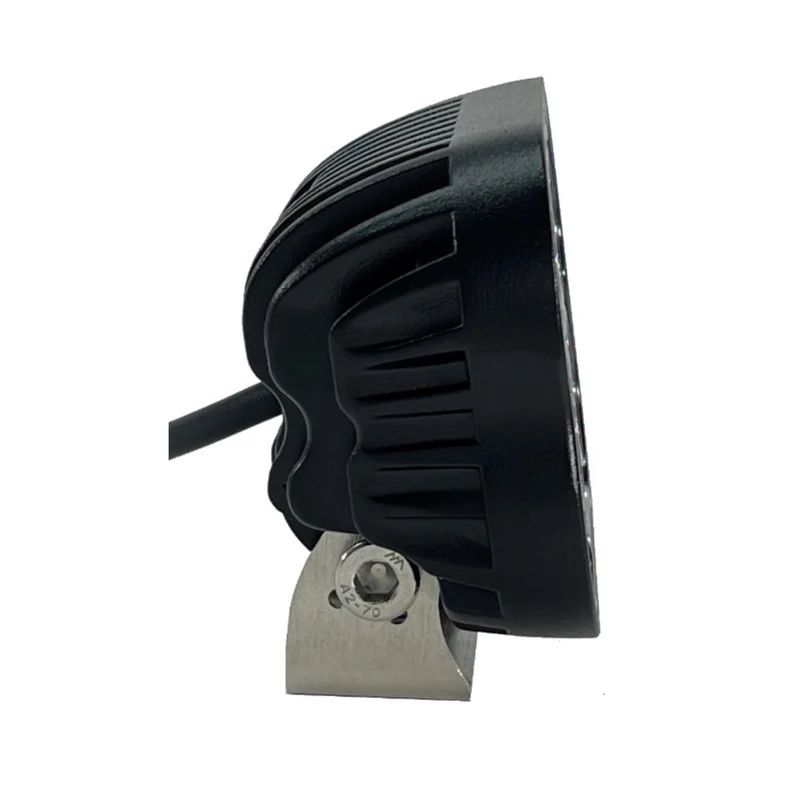 Faro da lavoro LED quadrato con staffa in acciaio inox / 9xLED / 45W