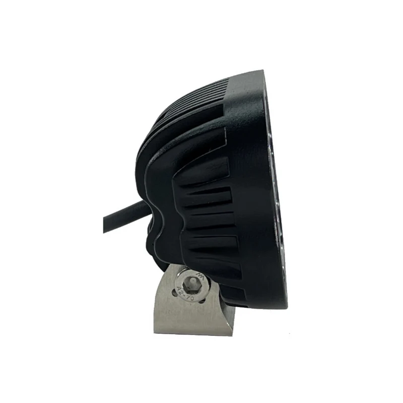 Lampada da lavoro a LED rettangolare con staffa in acciaio inox / 6xLED / 30W