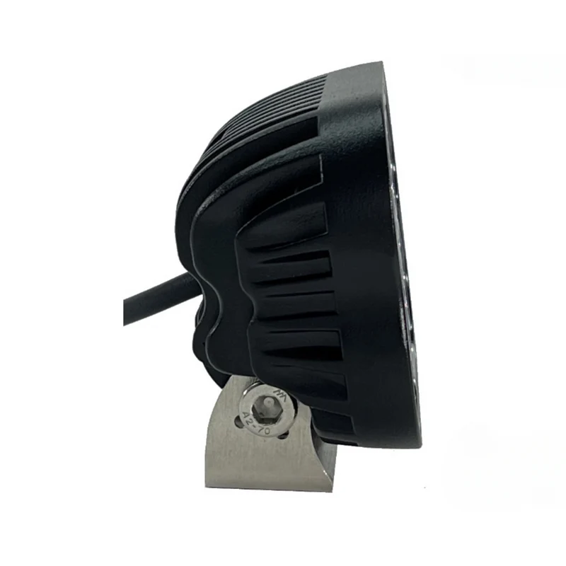 Lampada da lavoro a LED quadrata con staffa in acciaio inox / 20W