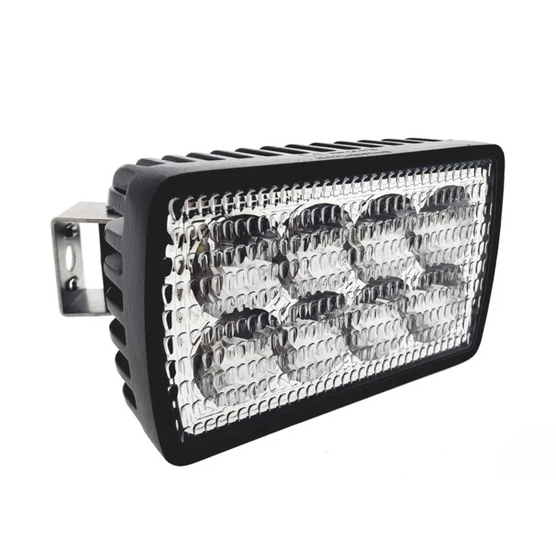 Lampada da lavoro a LED rettangolare con staffa regolabile in acciaio inox / 24 W