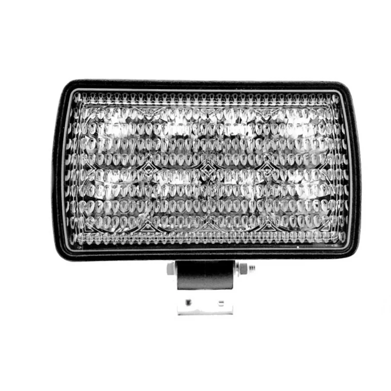 Lampada da lavoro a LED rettangolare con staffa regolabile in acciaio inox / 24 W