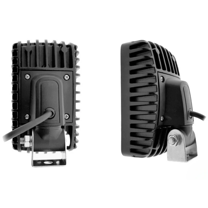 Lampada da lavoro a LED rettangolare con staffa regolabile in acciaio inox / 24 W