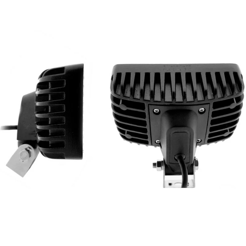 Lampada da lavoro a LED rettangolare con staffa regolabile in acciaio inox / 24 W