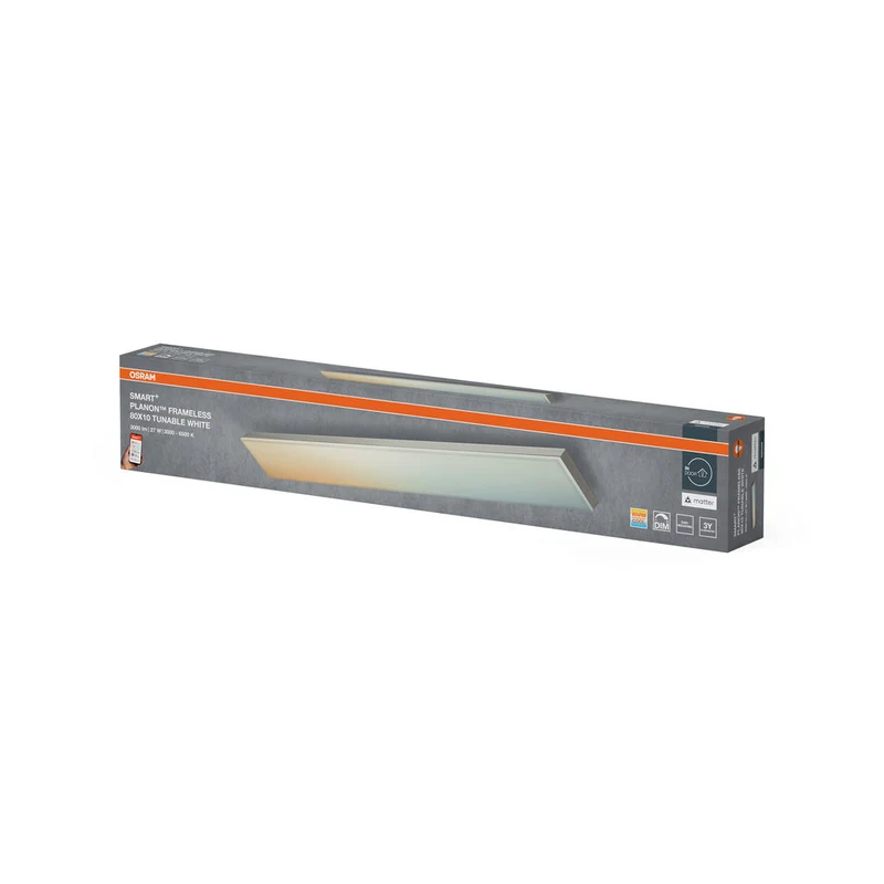 OSRAM Matter SMART+ Planon Lampada da soffitto LED senza cornice regolabile bianco 80x10cm 27W / 3000-6500K