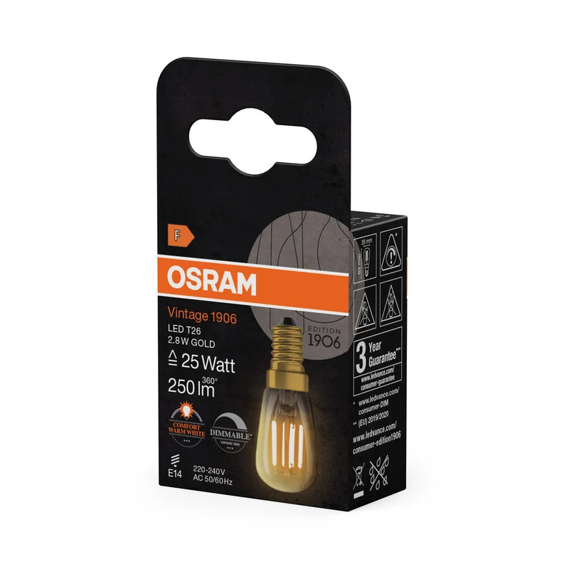 Vintage 1906 LED Forme Speciali Dimmerabile 2.8W 822 Oro E14 2