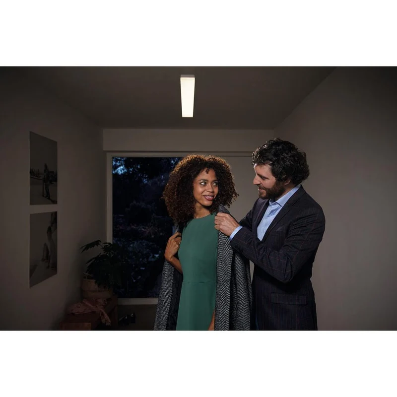 OSRAM Planon Lampada da soffitto LED senza cornice, bianco caldo, 40W, 1200x300mm