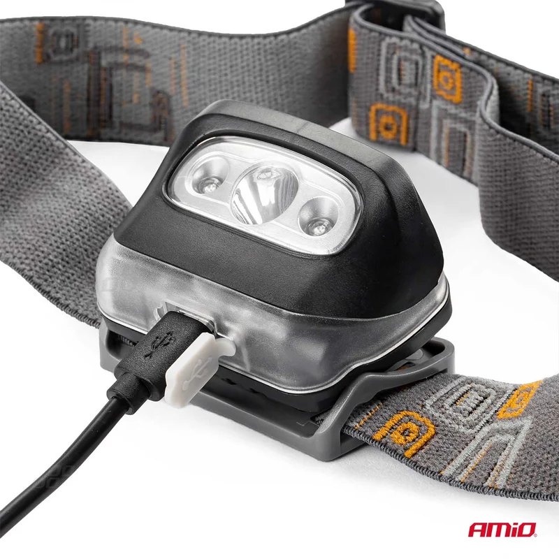 Torcia frontale ricaricabile