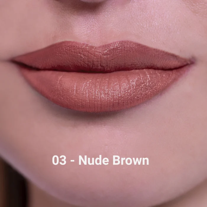 Rossetto Cremoso Colore Pieno 03 - Nude Brown