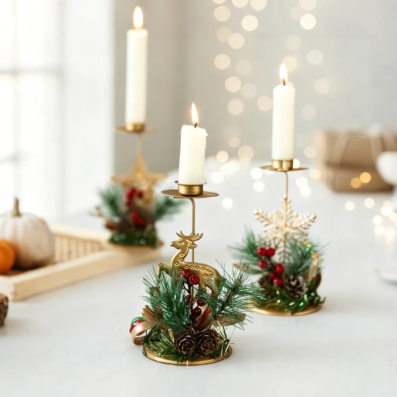 YuleGlow™ Candle Holder
