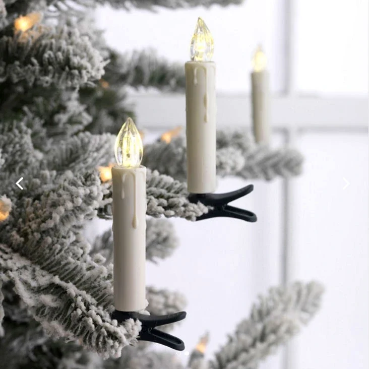 Cordless Clip-On Christmas Candles