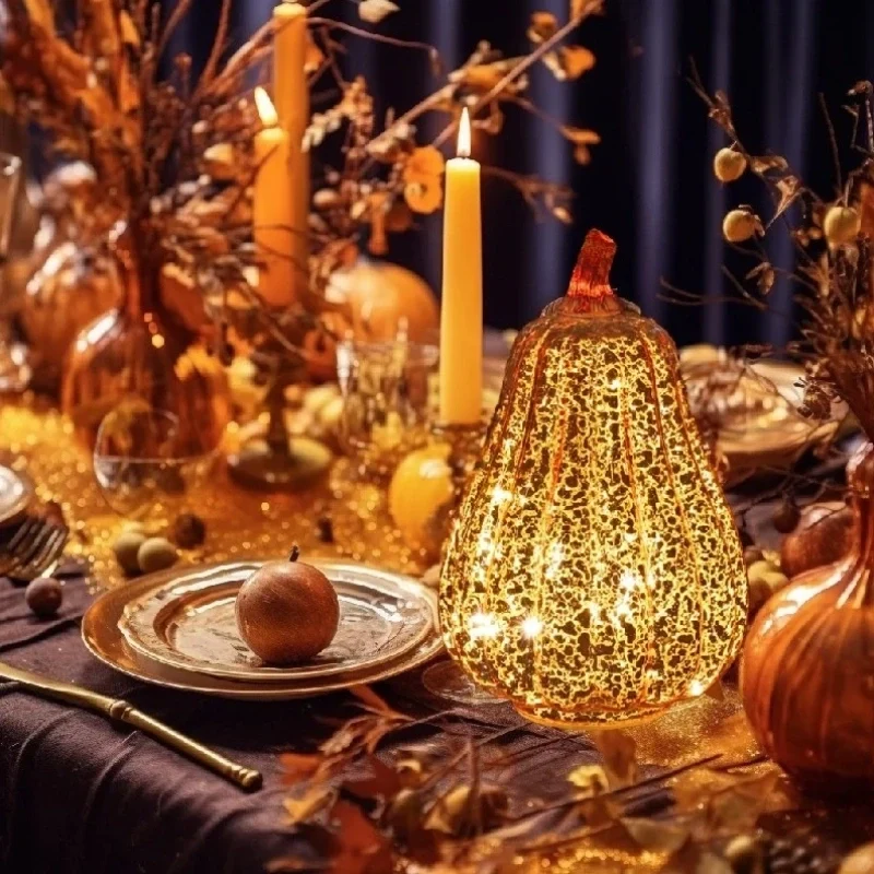 HarvestGlow™ Hand-Blown Glass Lamp