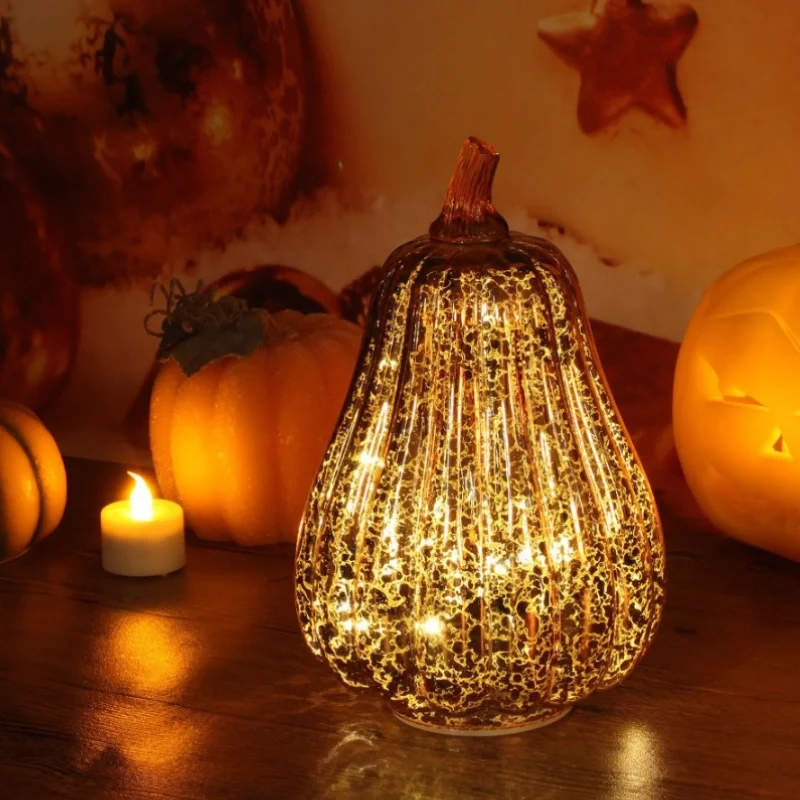 HarvestGlow™ Hand-Blown Glass Lamp