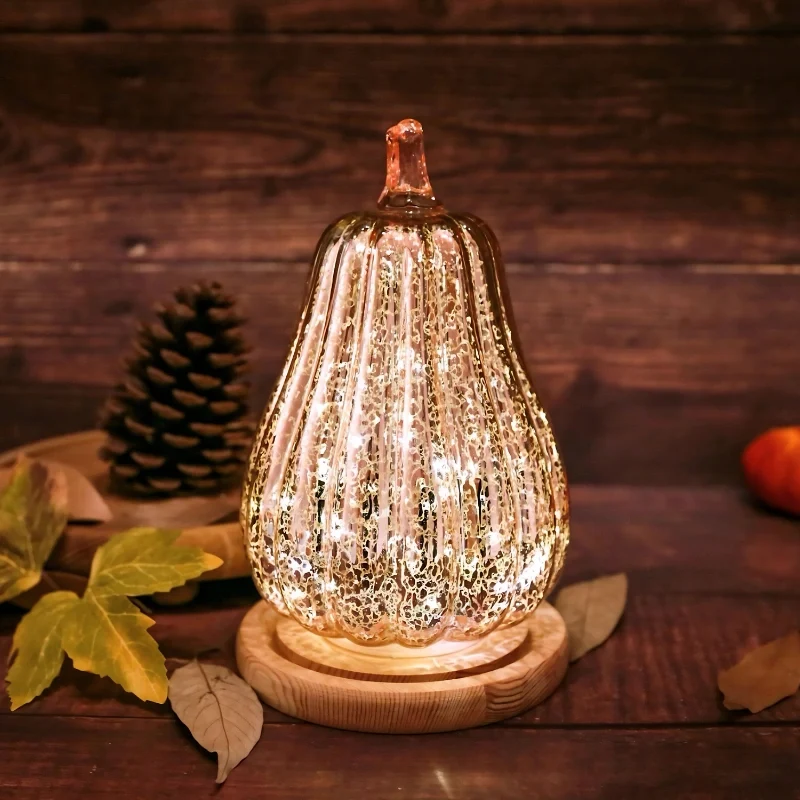 HarvestGlow™ Hand-Blown Glass Lamp