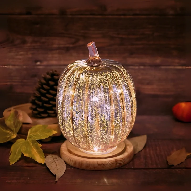 HarvestGlow™ Hand-Blown Glass Lamp