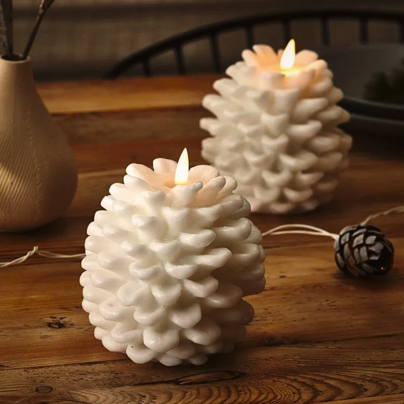 ForestHearth™ Flameless Pinecone Candles