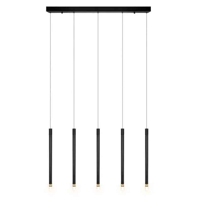 OSRAM DECOR Lampada a sospensione Flute Lineare 28.5W 930 Nero