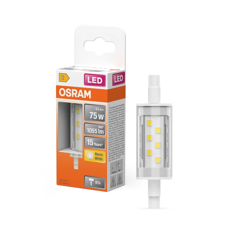OSRAM LED SLIM LINE R7s 9,5W 827 Chiaro
