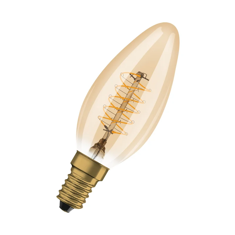 OSRAM Vintage 1906 LED CLASSIC A,B,P SLIM FILAMENT dimmerabile 3,4W 822 Gold E14
