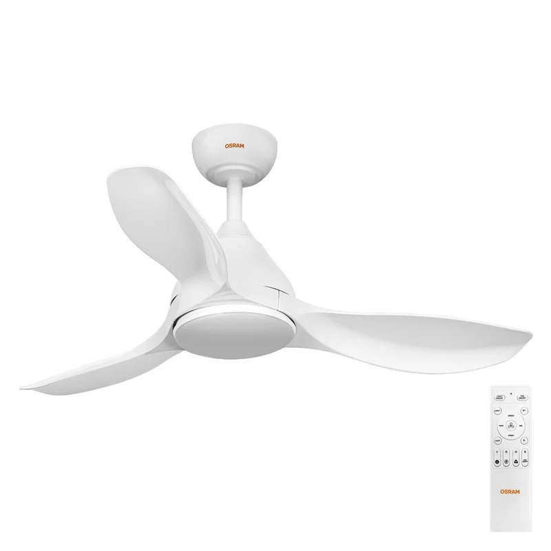 Ventilatore da soffitto LED OSRAM Bise 1065mm 48W CCT RGB
