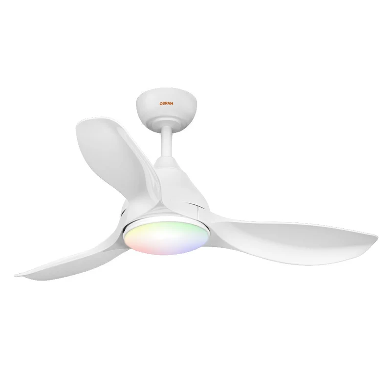Ventilatore da soffitto LED OSRAM Bise 1065mm 48W CCT RGB