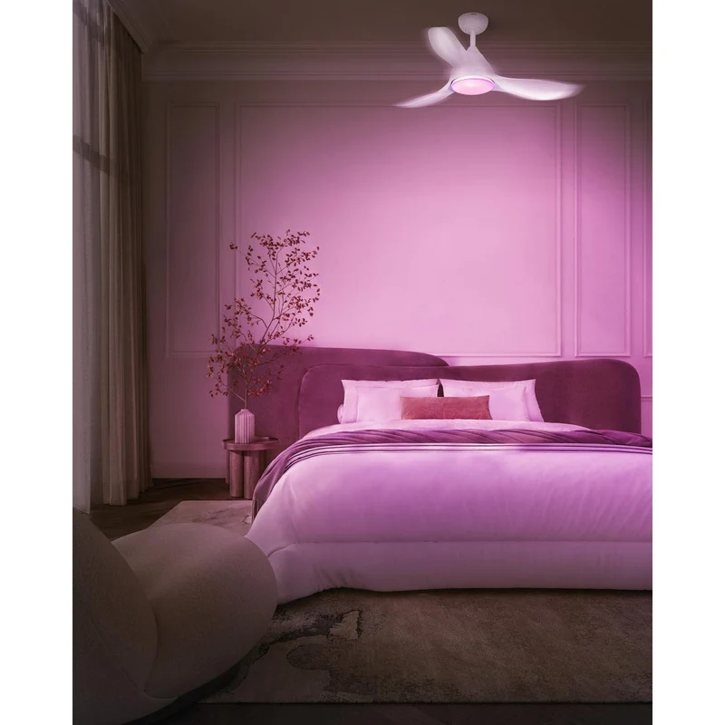 Ventilatore da soffitto LED OSRAM Bise 1065mm 48W CCT RGB
