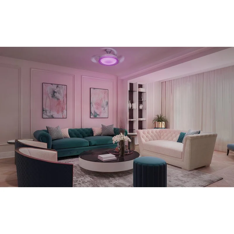 Ventilatore da soffitto LED OSRAM Cierzo 1220mm 60W CCT RGB
