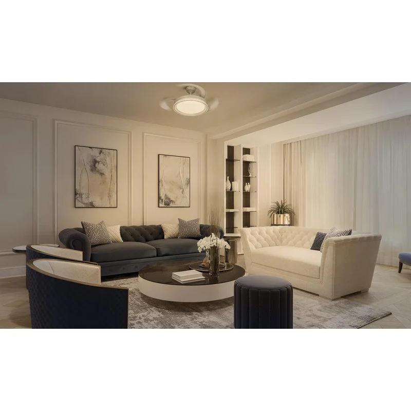 Ventilatore da soffitto LED OSRAM Cierzo 1220mm 60W CCT RGB