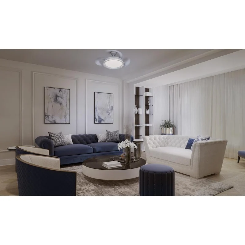 Ventilatore da soffitto LED OSRAM Cierzo 1220mm 60W CCT RGB
