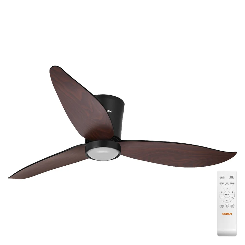 Ventilatore da soffitto LED OSRAM Fohn 1168mm 41W CCT