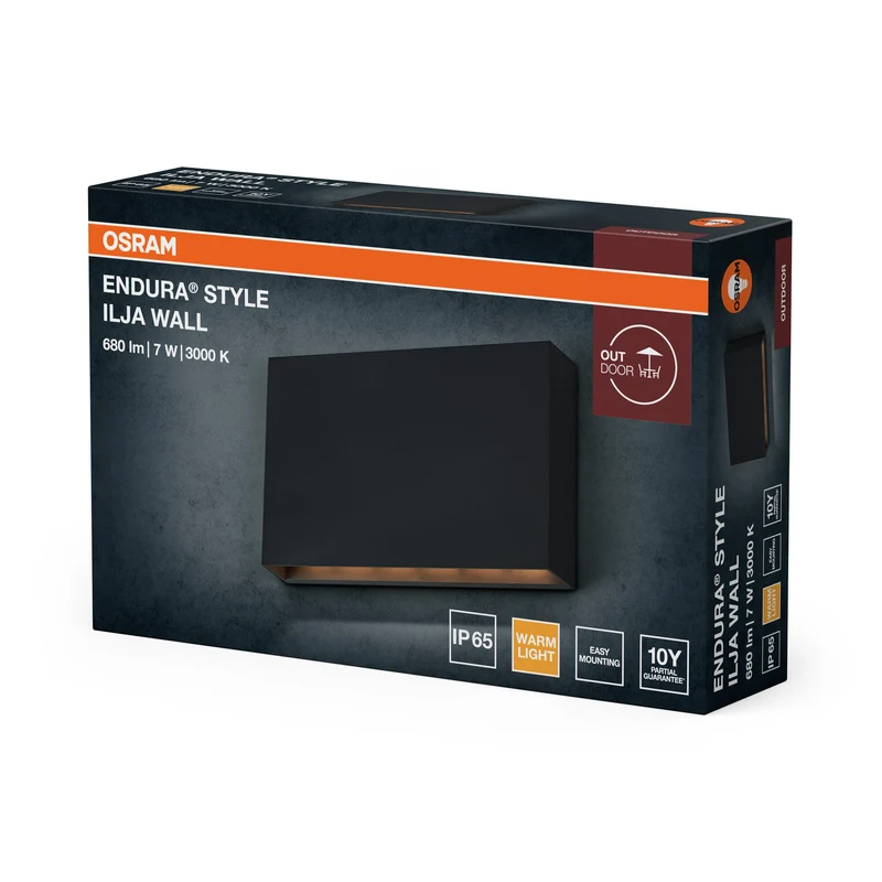 OSRAM ENDURA STYLE ILJA WALL Illuminazione esterna, 7W, 330lm